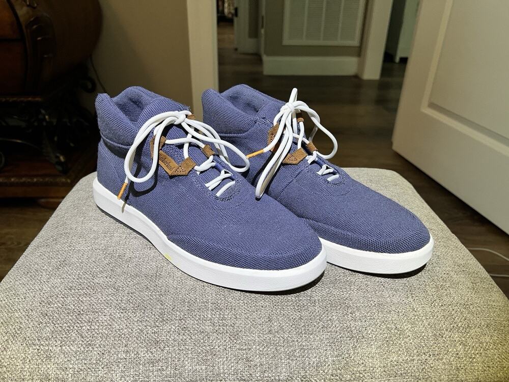 Timberland Truecloud Ek+ Chukka Mens Size US 10.5 Blue High Top Sneaker Shoes